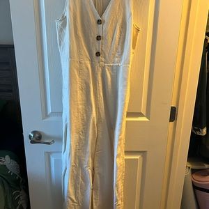 Madewell linen jumpsuit